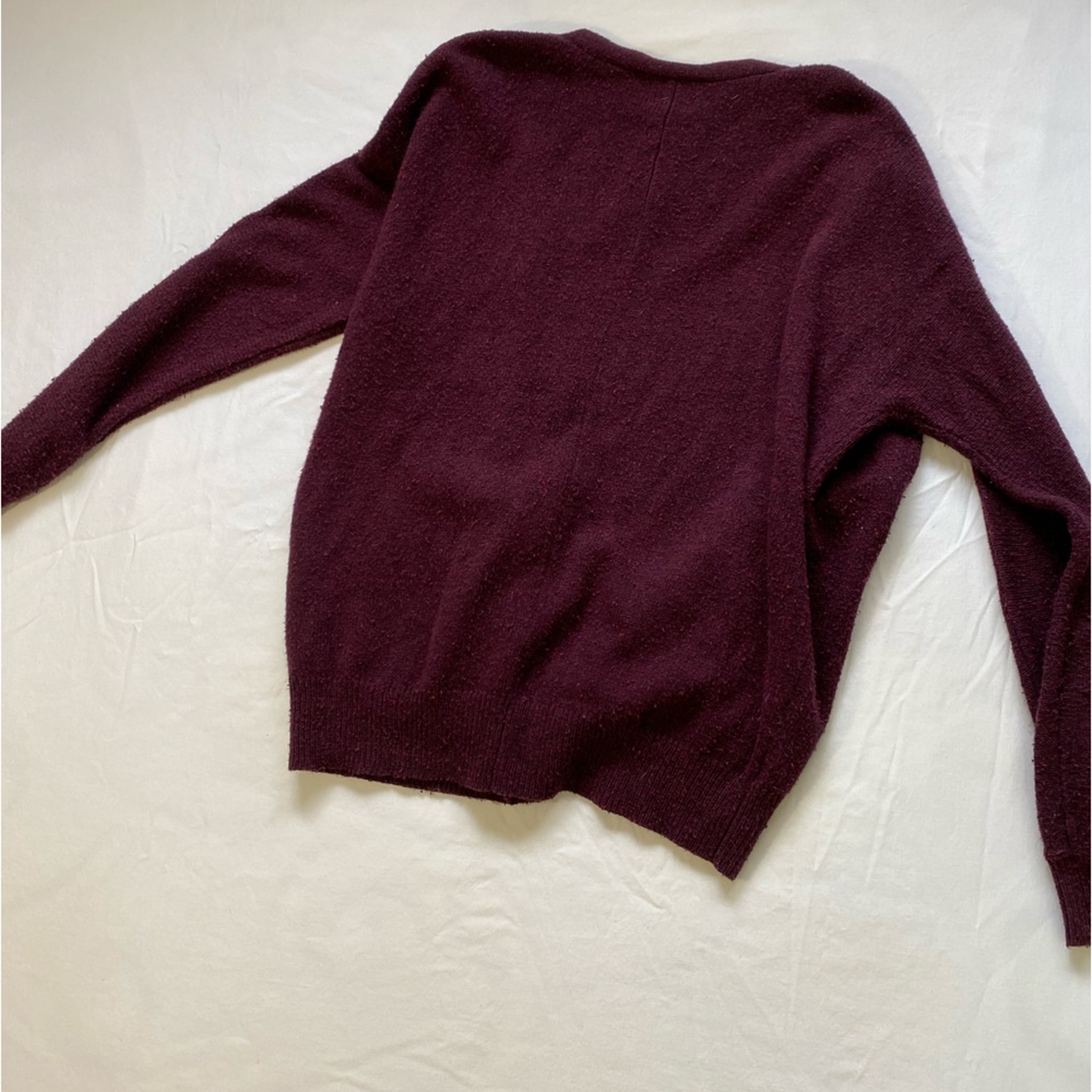 Medium Maroon Roots Cardigan - Picture 3 of 9